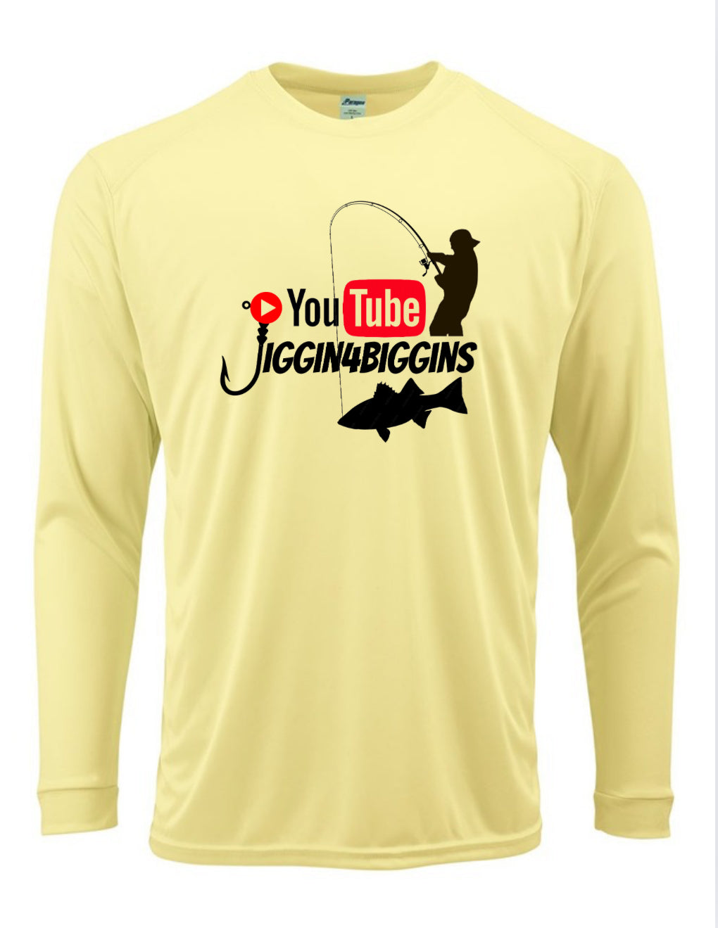 LONG SLEEVE JIGGIN4BIGGINS YOU TUBE CHANNEL / WHIPPIN WATERS SPF 50 SHIRT