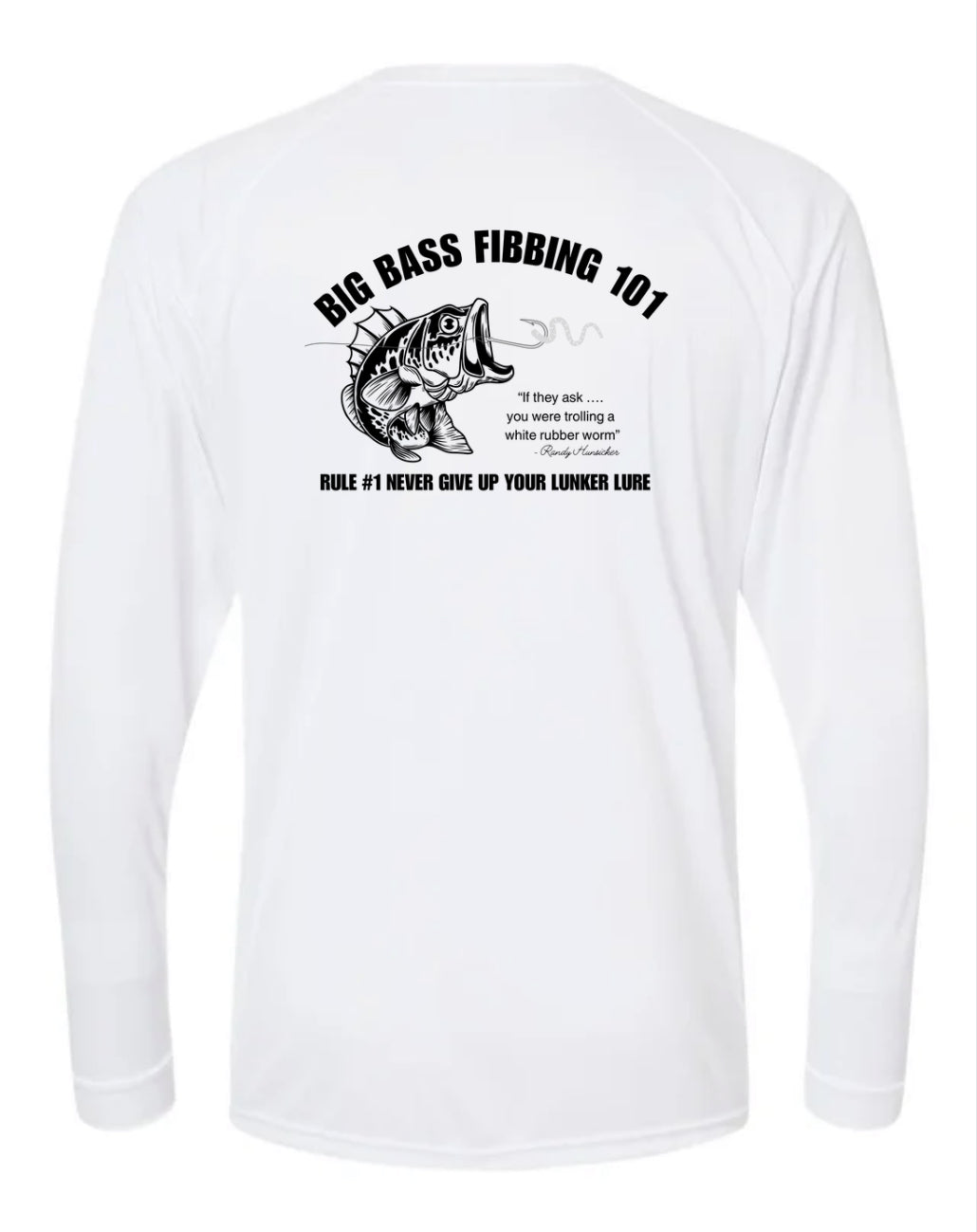 LONG SLEEVE BIG BASS FIBBING 101 SPF SHIRT