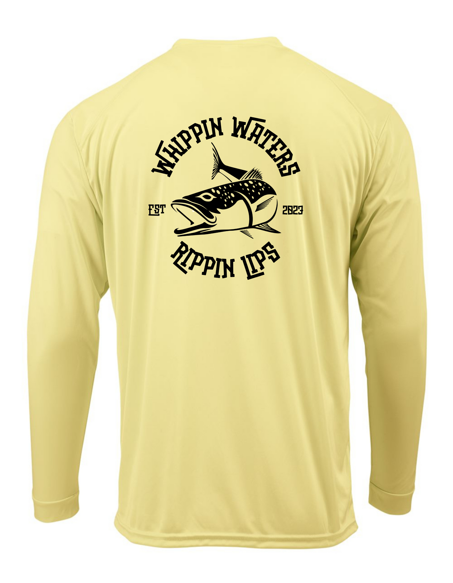 LONG SLEEVE RIPPIN LIPS CRAZY FISH SPF SHIRT