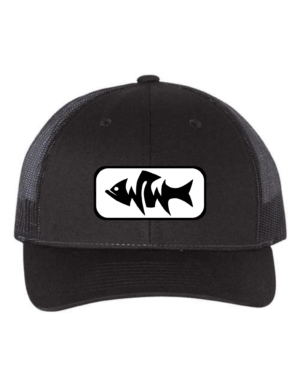 Whippin Waters Low Profile White Patch hat